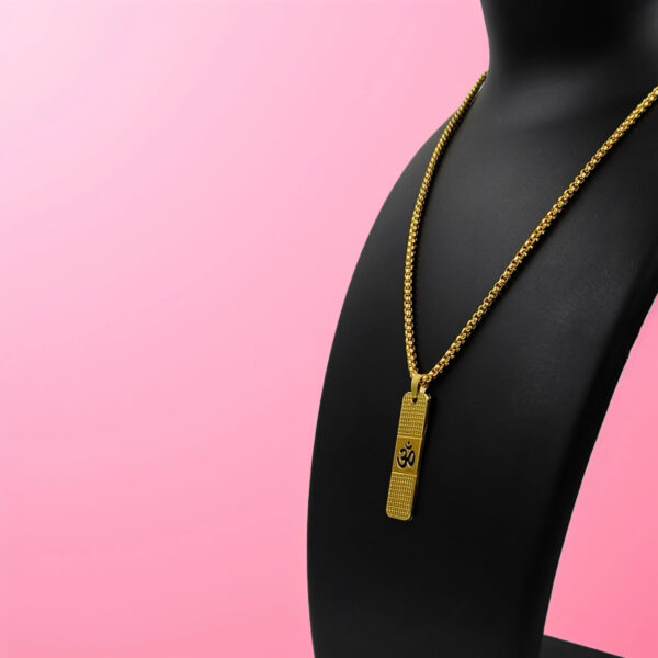 DivineAura Om Gold Pendant - Image 5