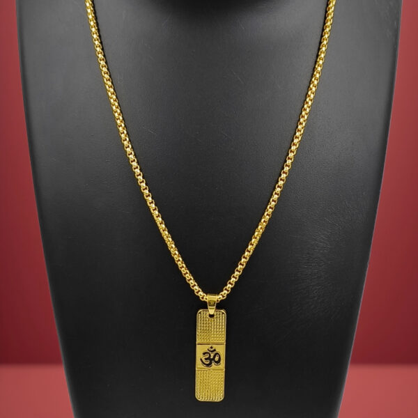 DivineAura Om Gold Pendant - Image 6