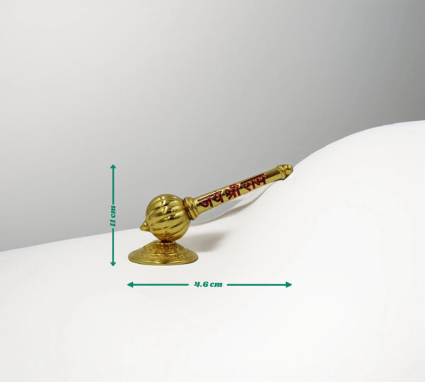 Divine Hanuman Gada – Large Spiritual Mace Idol - Image 2