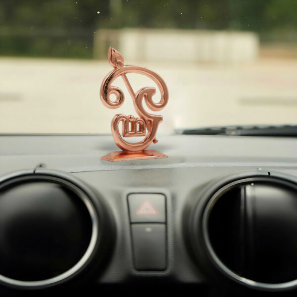 Elegant Copper Vel with Tamil "Ma" – Spiritual Symbol of Lord Murugan - Image 2