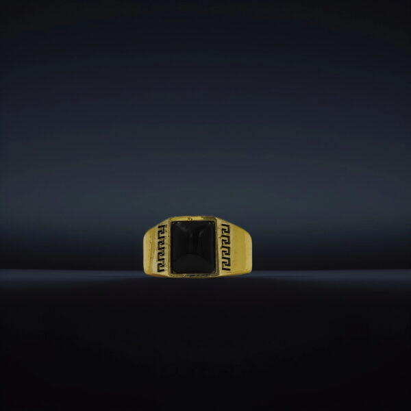 Golden Aegis ring for Men - Image 4