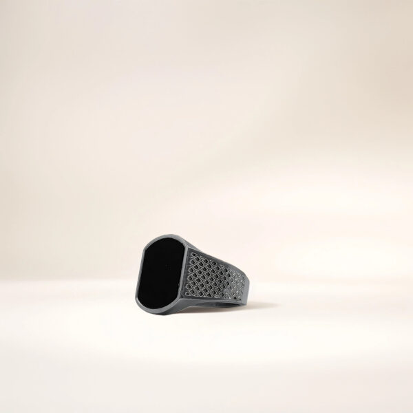 Midnight Vanguard Silver Ring - Image 3