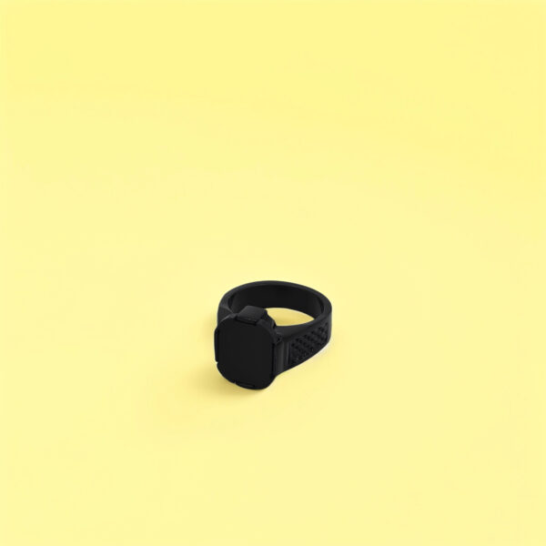 Midnight Valor black ring For Men - Image 2