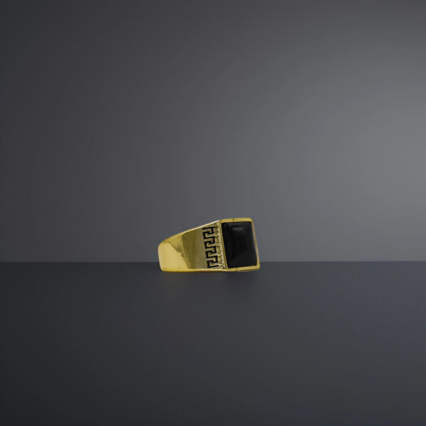 Golden Aegis ring for Men