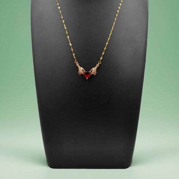 Heart’s Guardian Necklace – Golden Wings of Love - Image 3