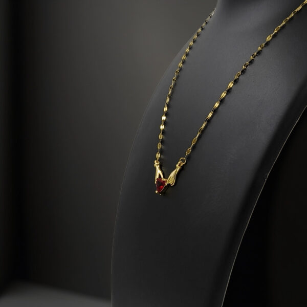 Heart’s Guardian Necklace – Golden Wings of Love - Image 4