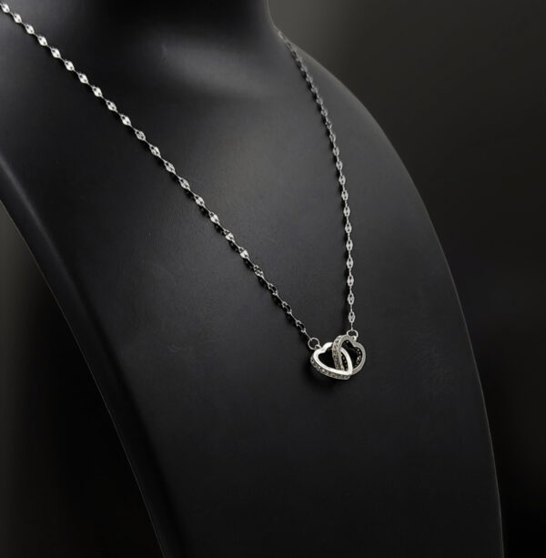 Eternal Bond – Interlocking Hearts Necklace - Image 2