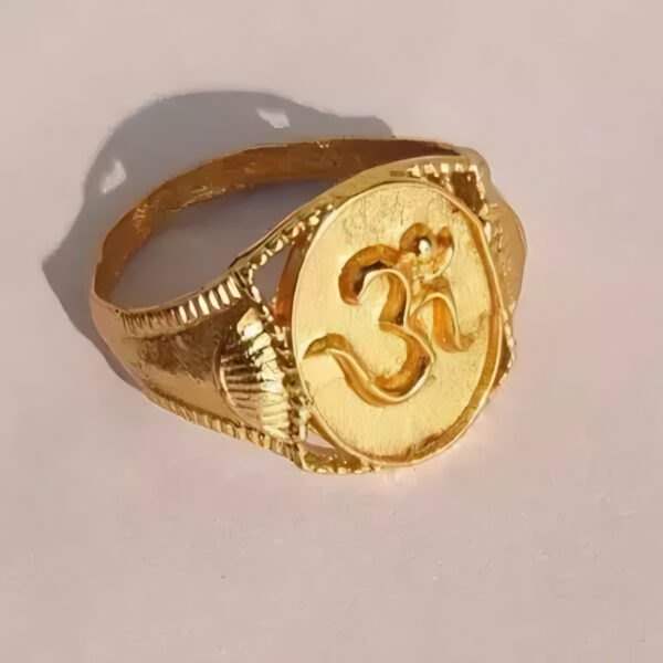 Om Divine Gold Ring